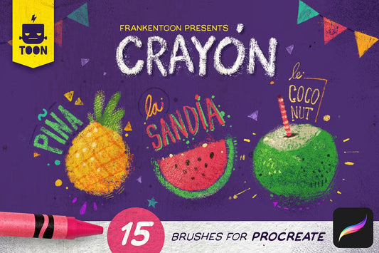 The Crayon Brush Pack - The Set That Unlocked Digital Illustration For Me