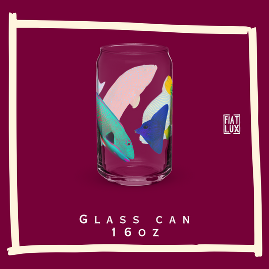 Can-shaped glass