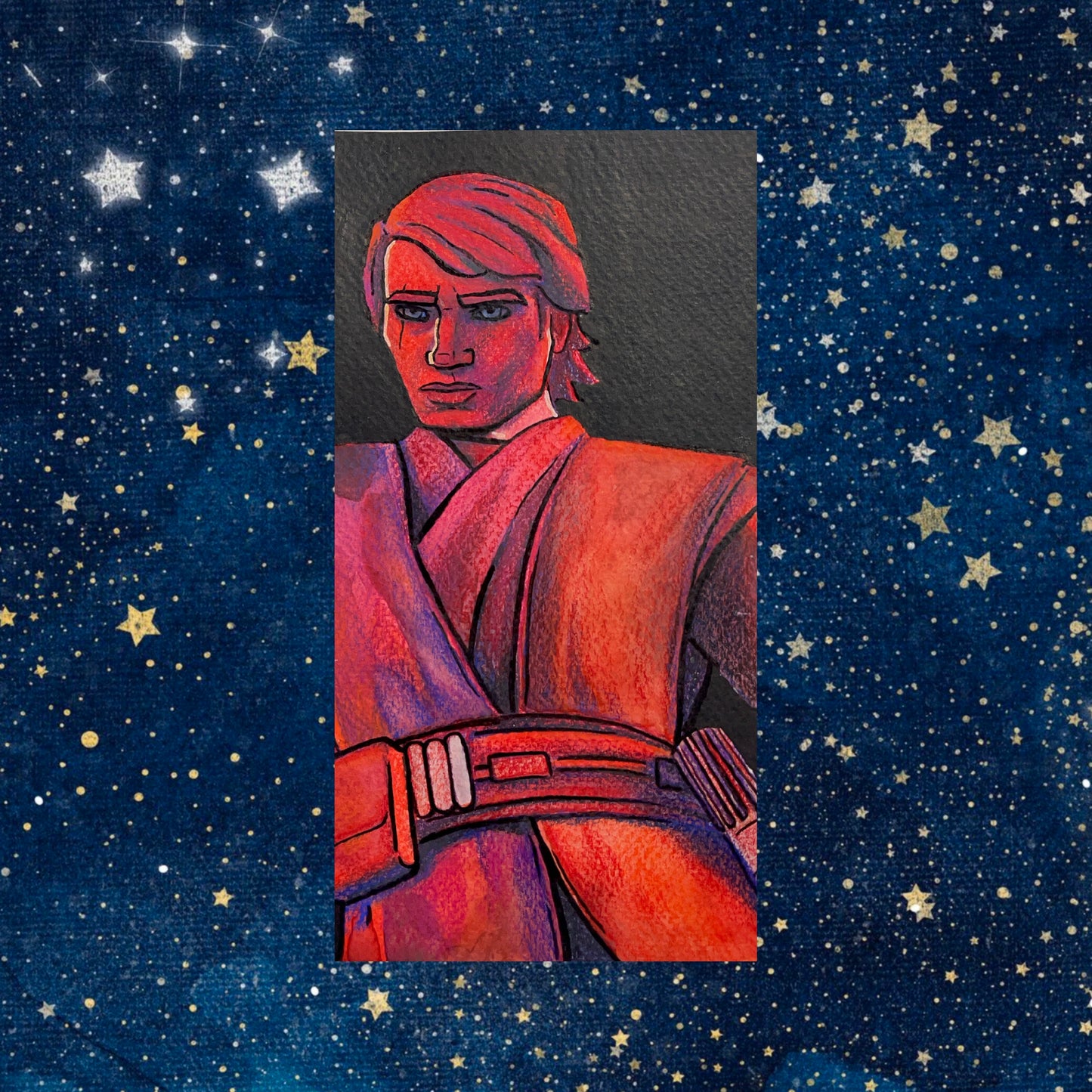 Let’s Commit Crimes Anakin Watercolor