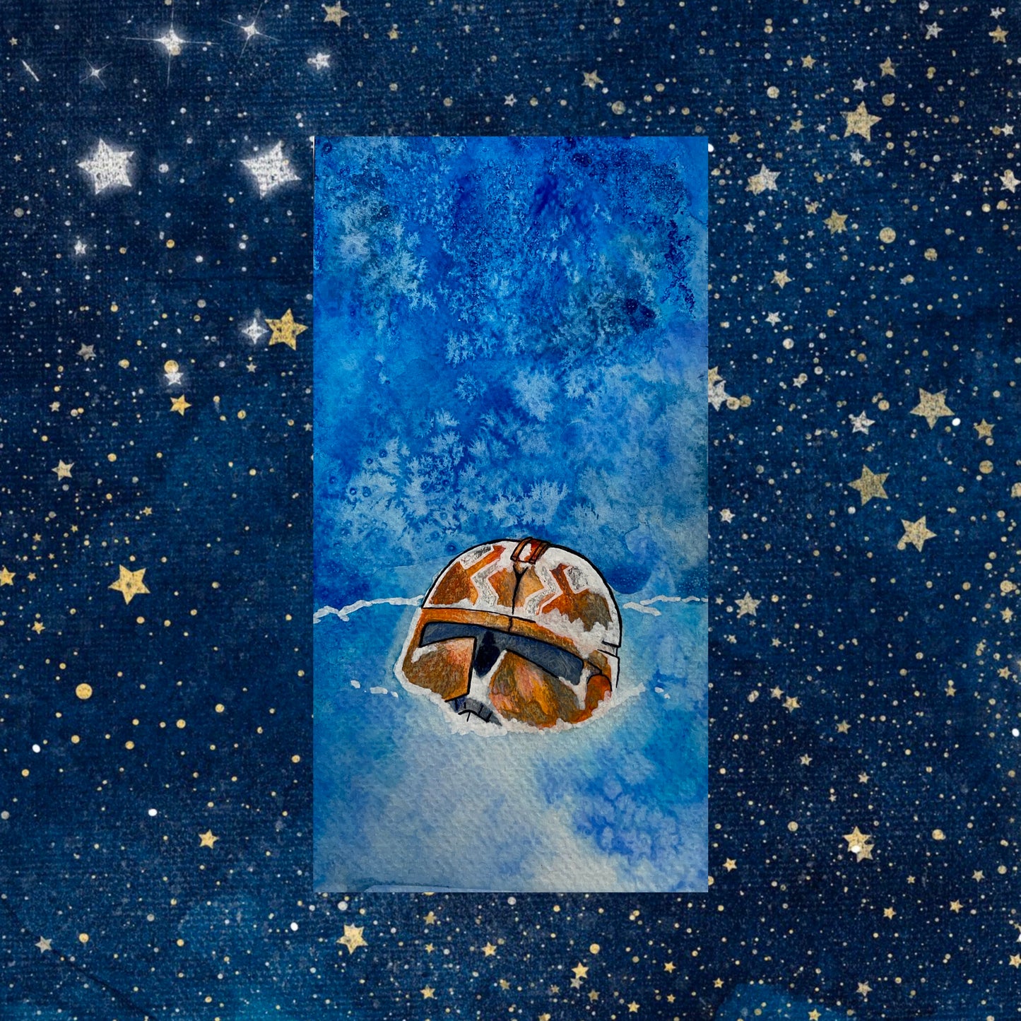 Victory and Death Trooper Helmet Ahsoka’s Battalion Watercolor