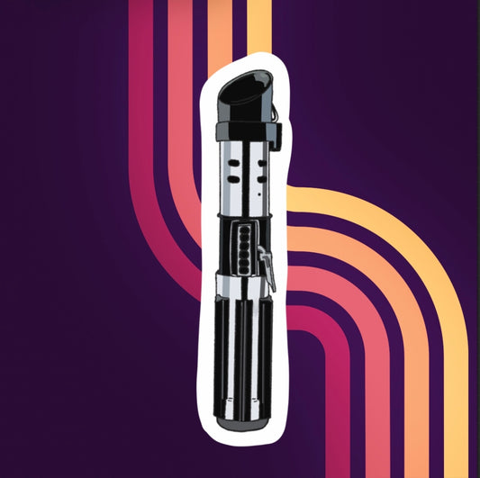 Darth Vader Lightsaber holographic vinyl sticker