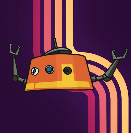 Droid Enamel Pins Collection - Fiat Lux Illustration