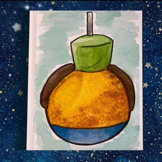 Original Gang Goofy Dessert Food Illustration - The Happiest Caramel Apples on Earth - Fiat Lux Illustration