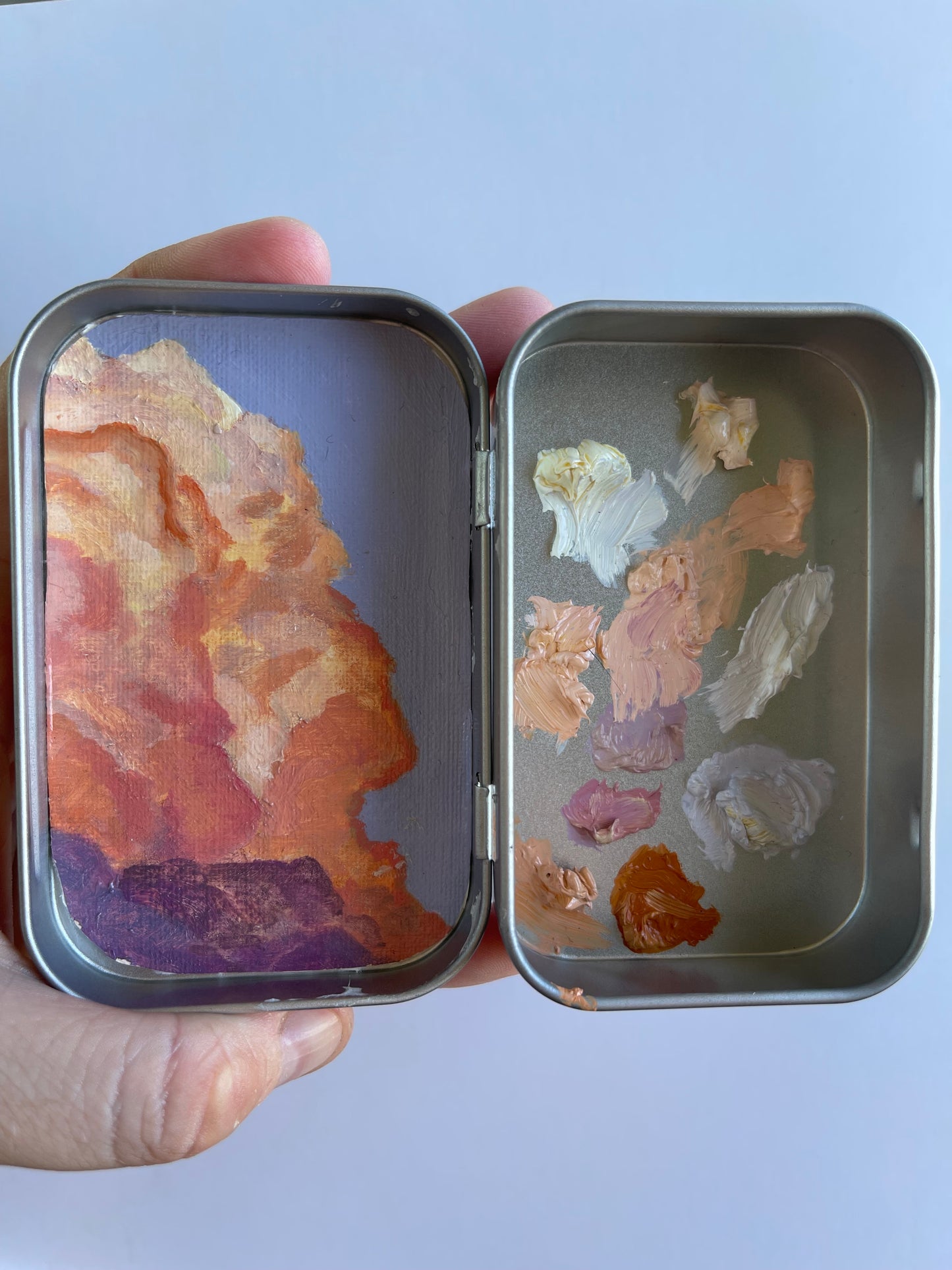 Clouds Oil Painting Tin Palette Series 2