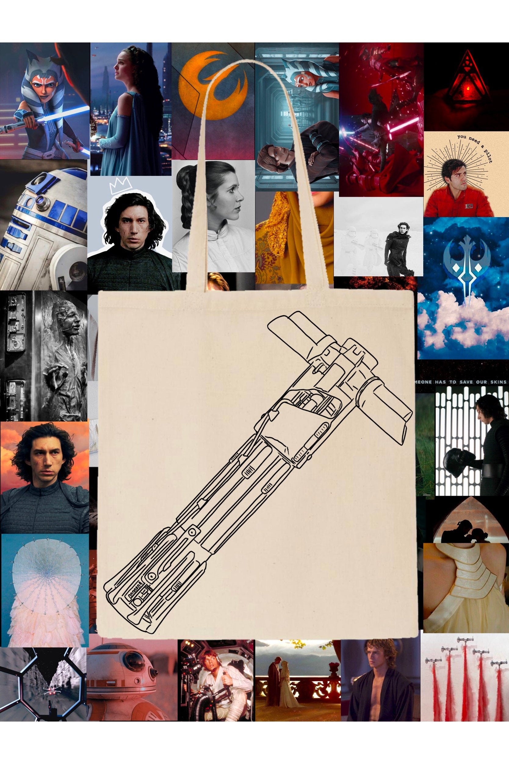 Across The Galaxy Totes - Kylo Ren Lightsaber