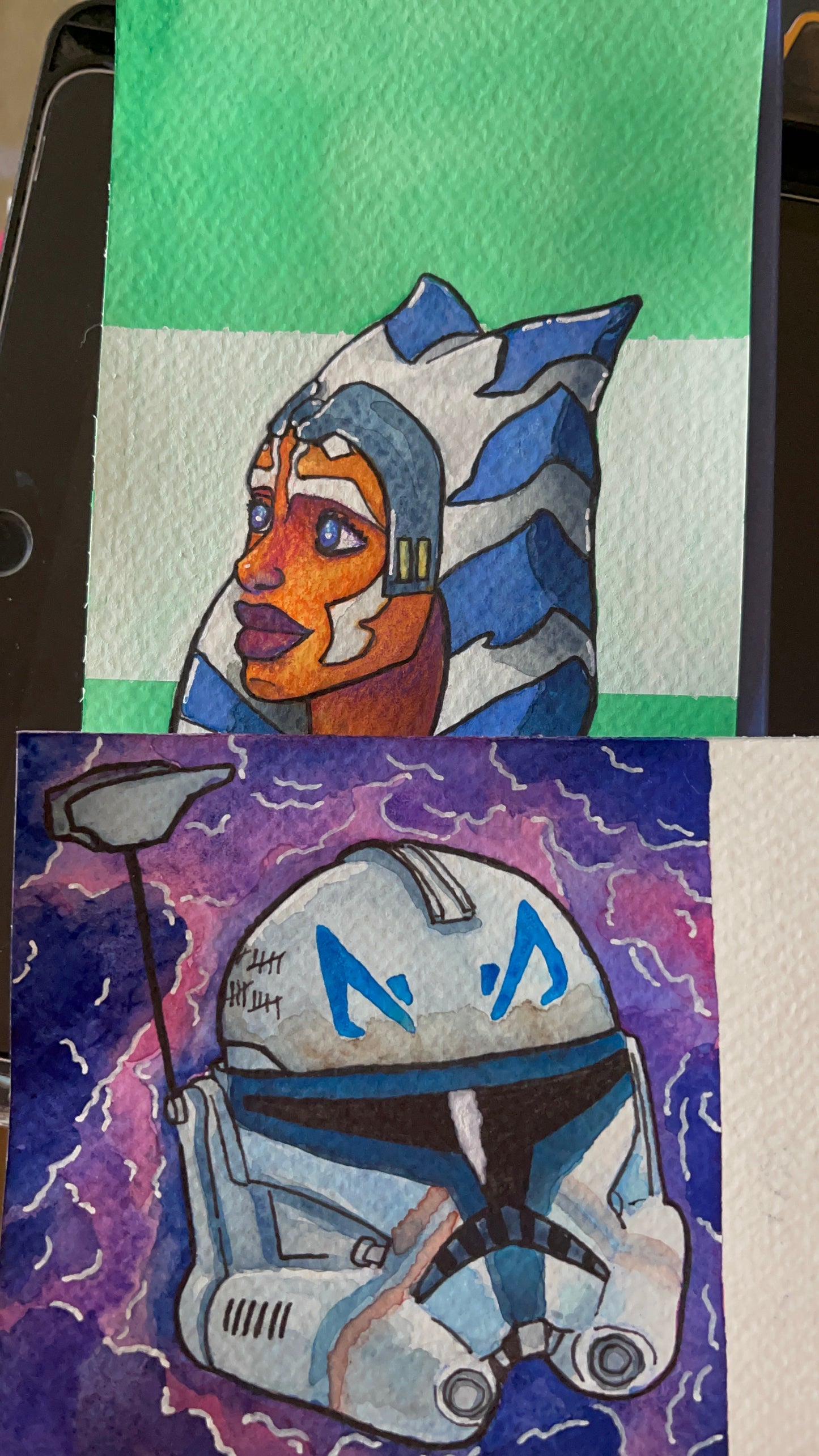 Rex Original Watercolor - Fiat Lux Illustration