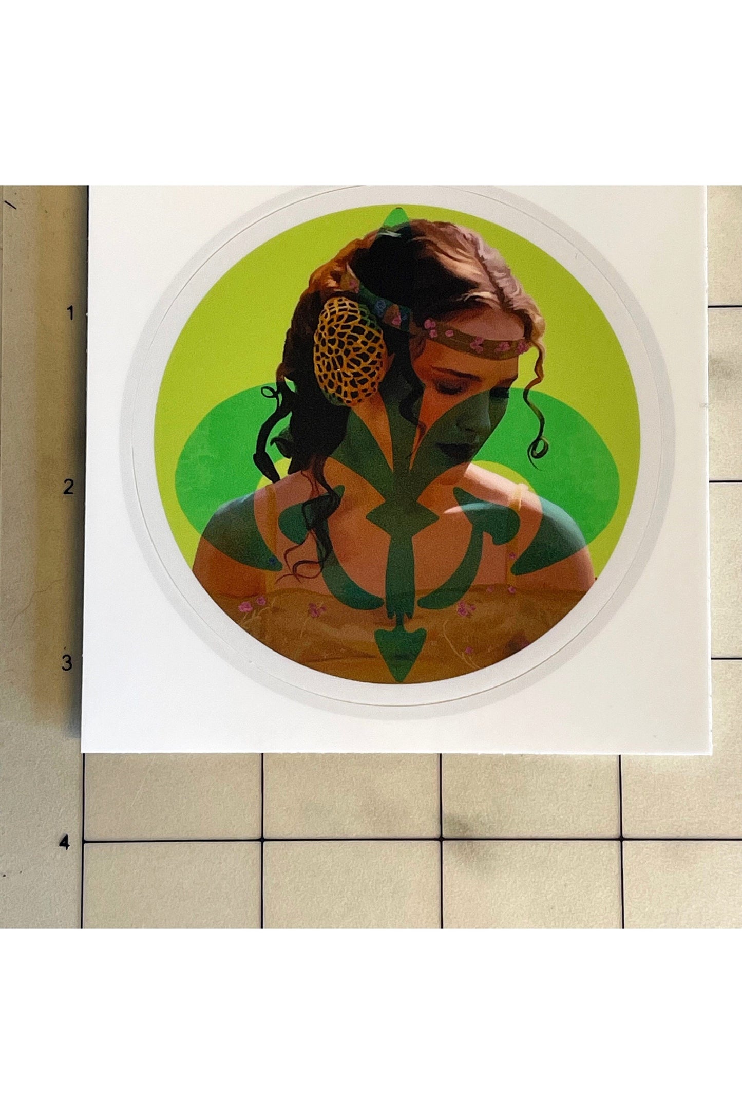 Padme Amidala Naberrie Kiss Cut Circle Sticker Pack (Set of 3).