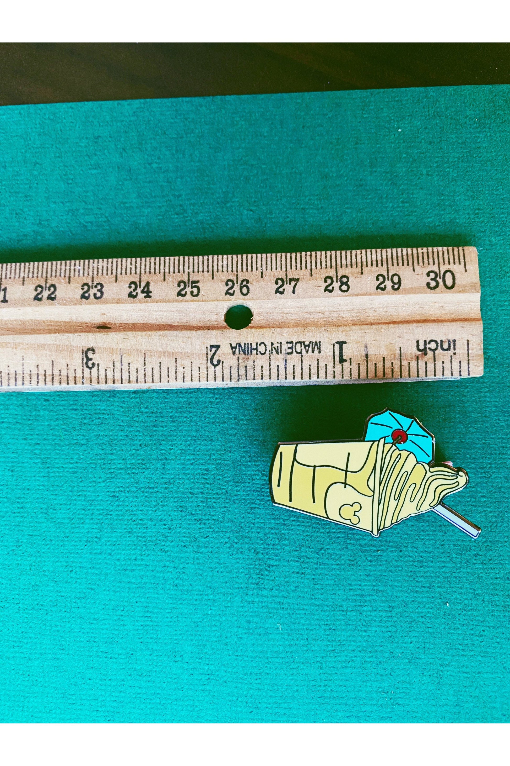 Pineapple Whip Dessert Enamel Pin.