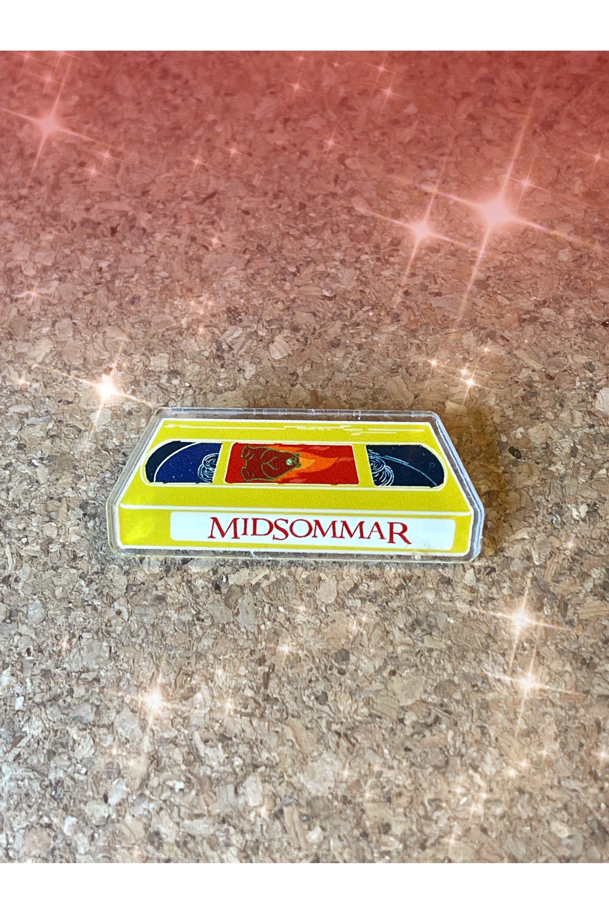 Midsommar VHS Acrylic Pin.