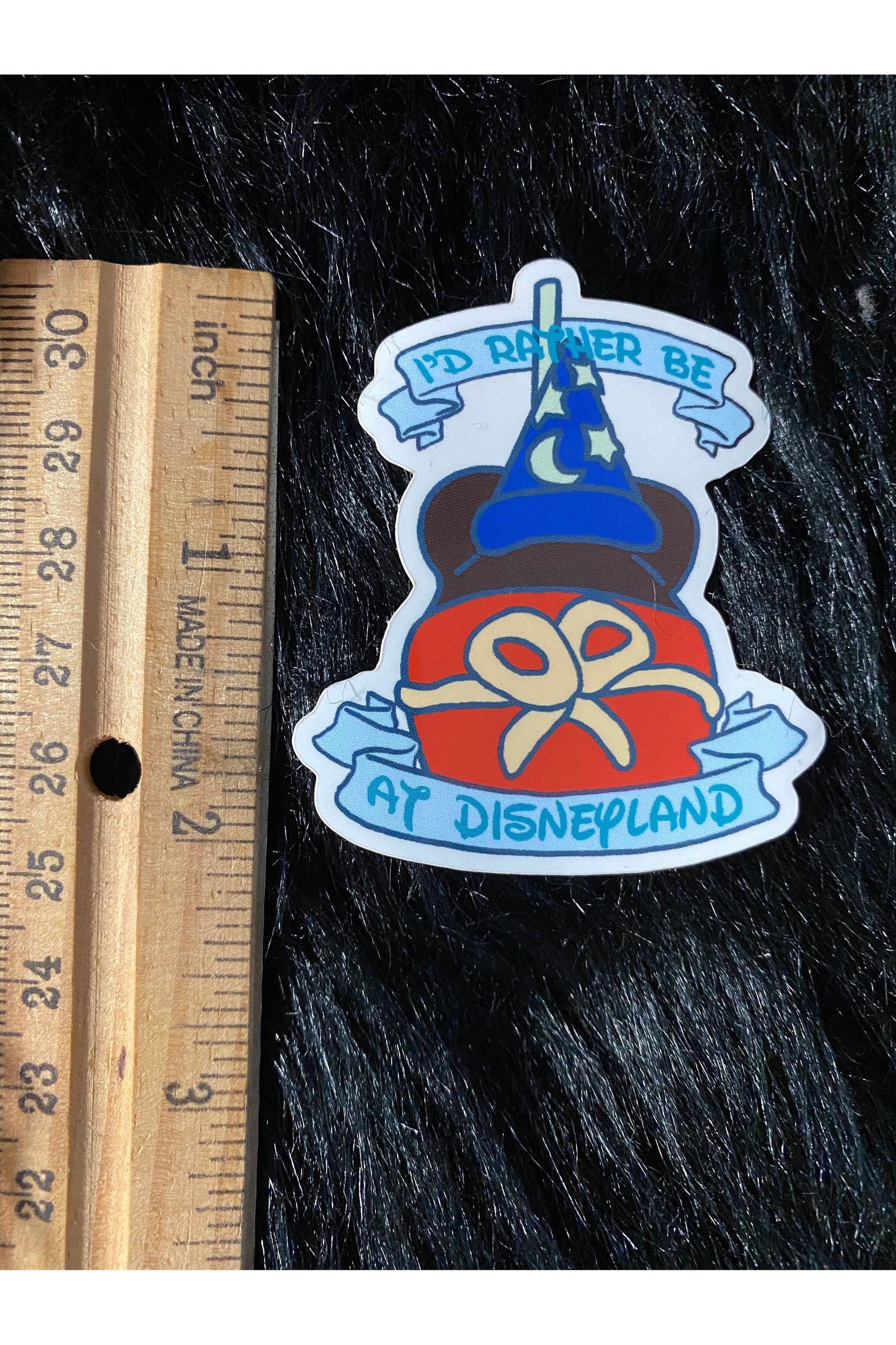 Happiest Caramel Apple on Earth - Sorcerers Hat Mickey Caramel Apple Vinyl Sticker.