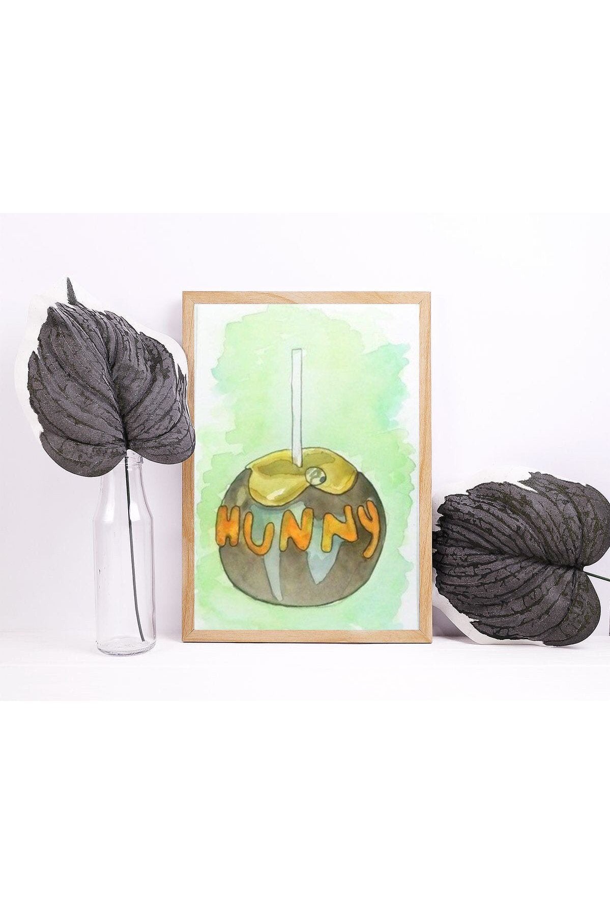 Hunny Pot Pooh Bear Dessert Food Illustration- The Happiest Caramel Apples on Earth.