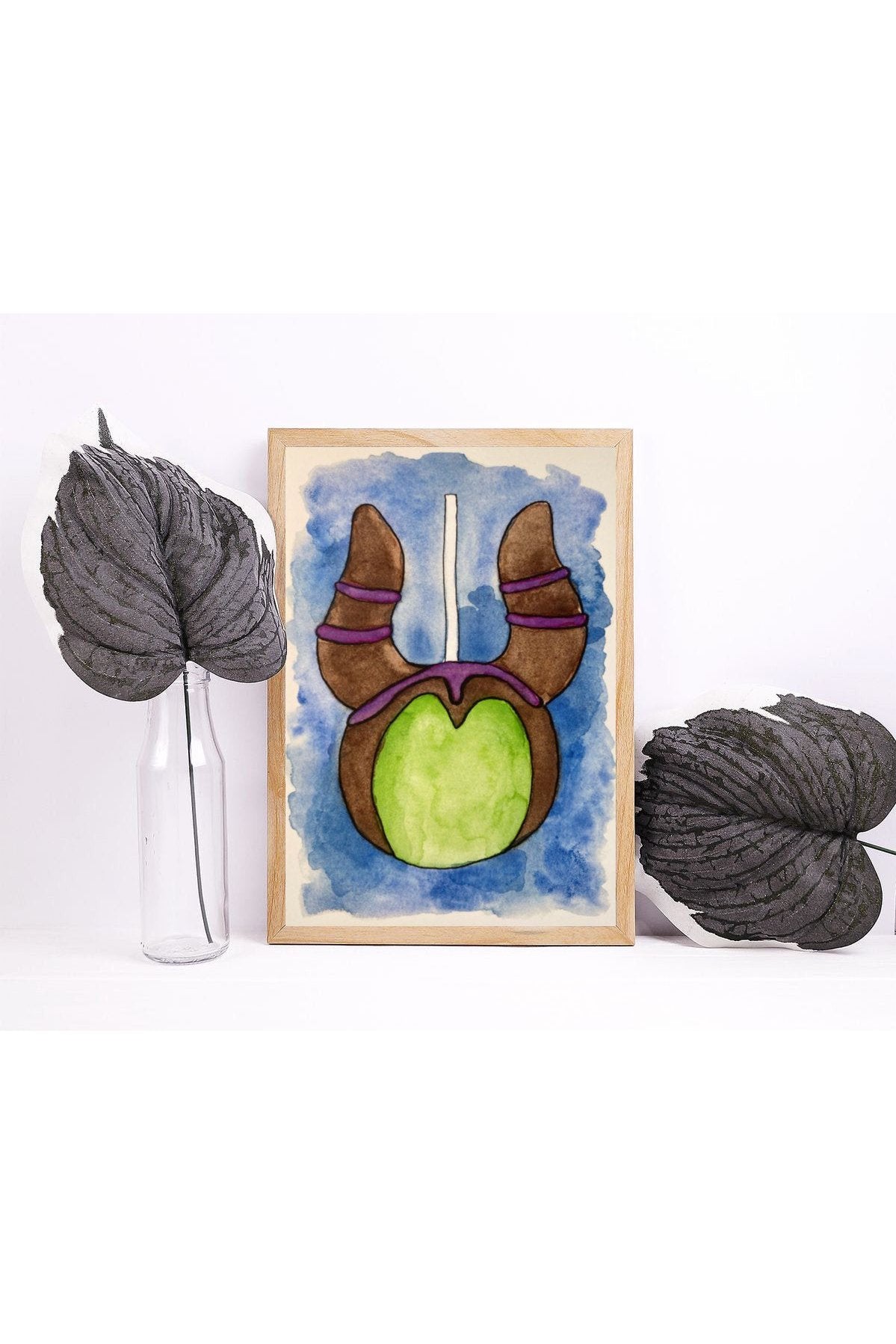Maleficent Villians Evil Halloween Inspired Dessert Food Illustration - The Happiest Caramel Apples on Earth.