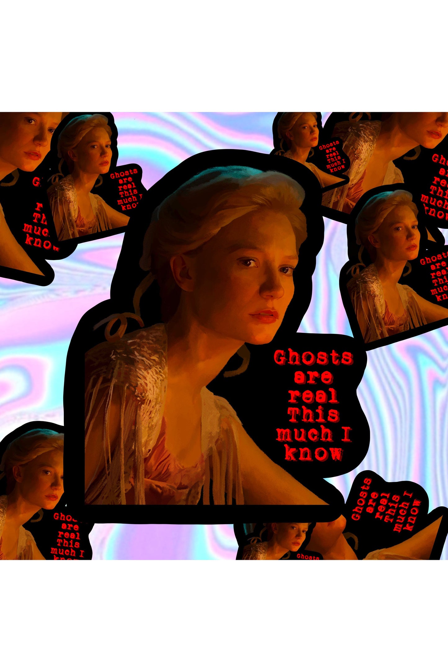 Final Girls Stickers - Crimson Peak Edith Cushing Mia Wasikowska Portrait Vinyl Sticker.