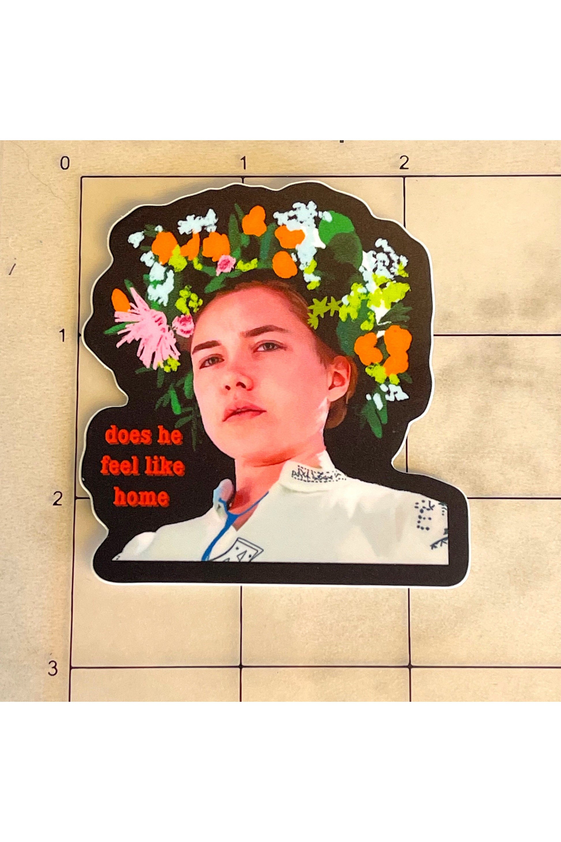 Final Girls Stickers - Midsommar Dani Florence Pugh Portrait Vinyl Sticker.