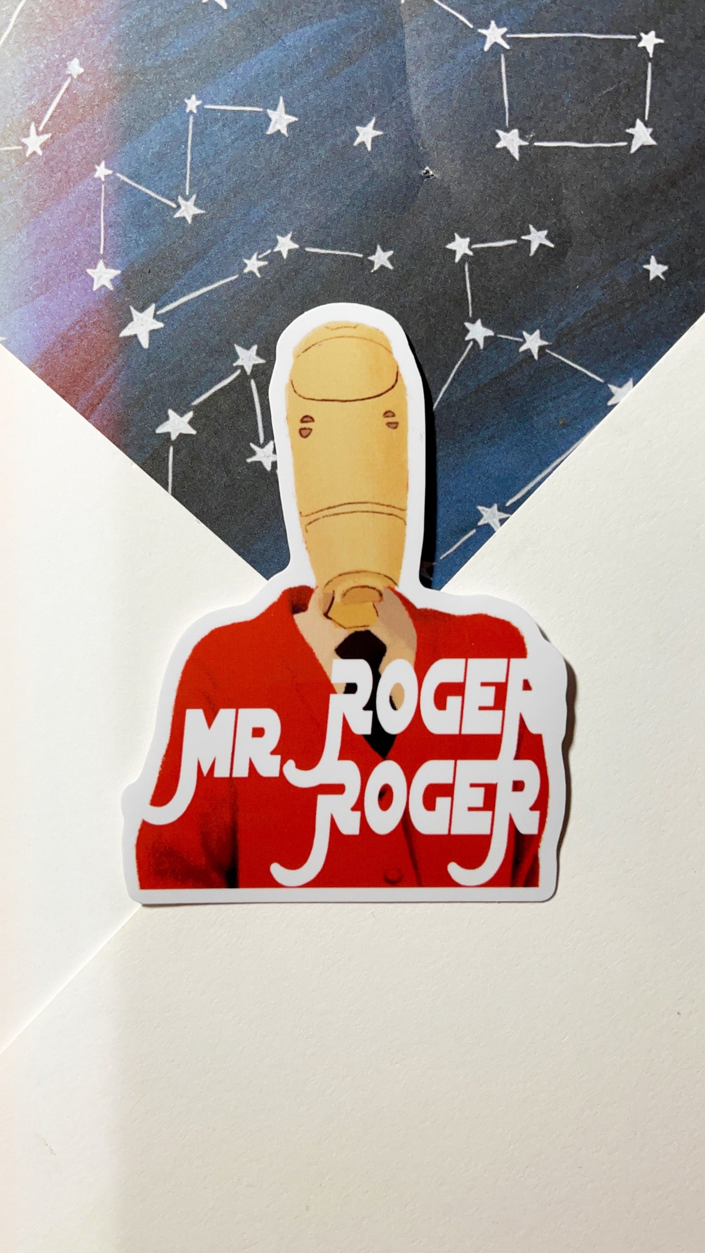 Mr Roger Roger’s Neighborhood B1 Battle Droid Vinyl Sticker