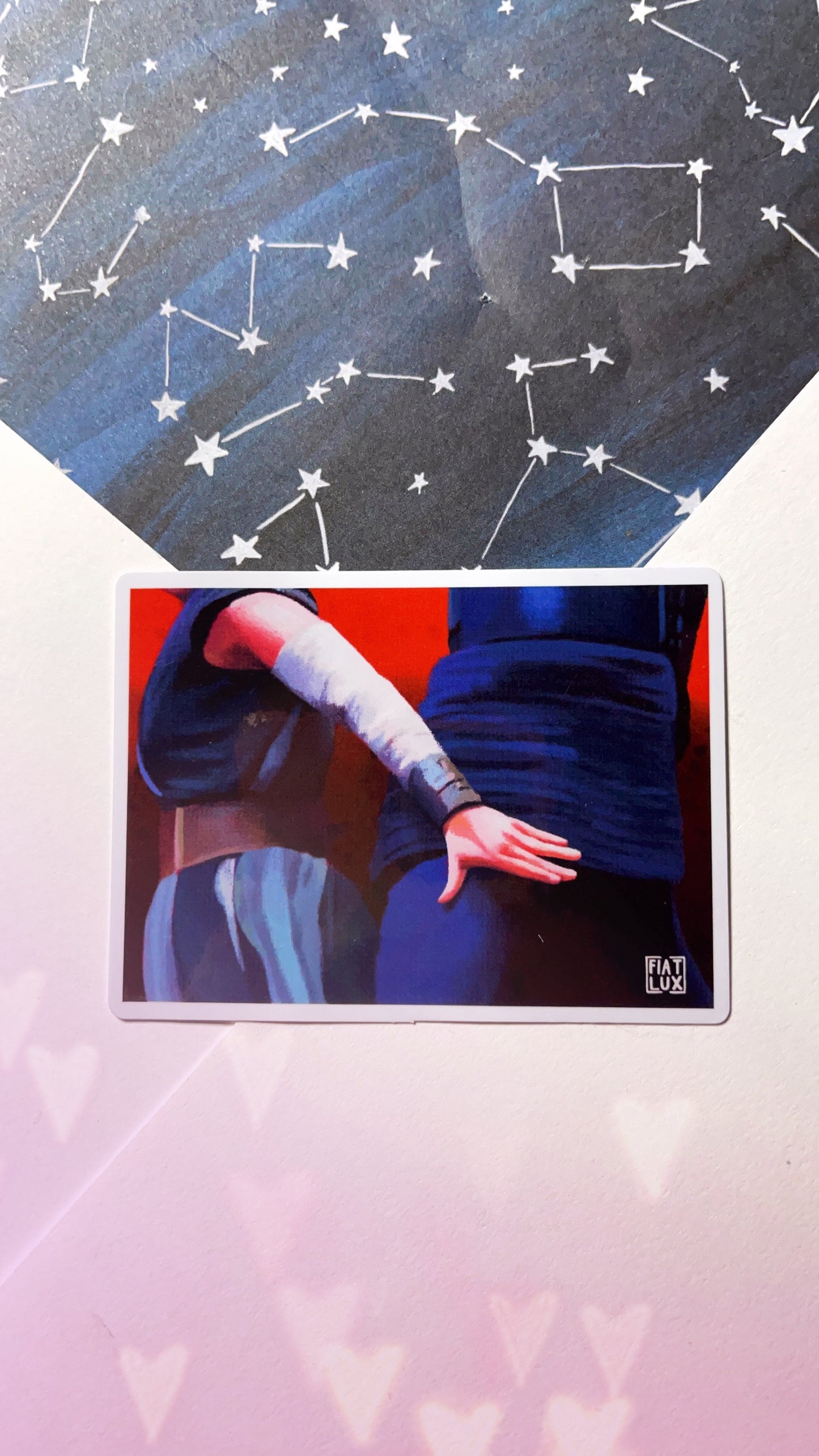 Reylo The Last Jedi Throne Room fight Thigh Grab Rey Skywalker Kylo Ren Vinyl Sticker