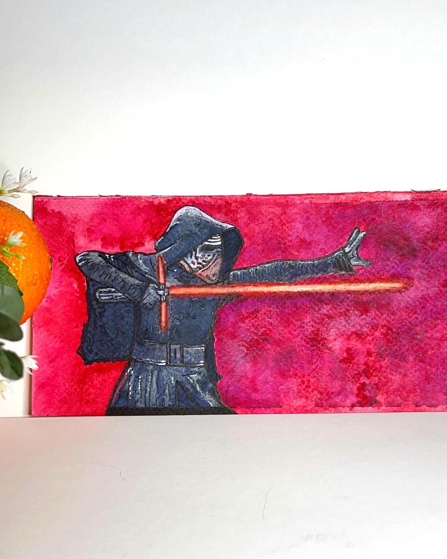 Kylo Ren Watercolor - Fiat Lux Illustration