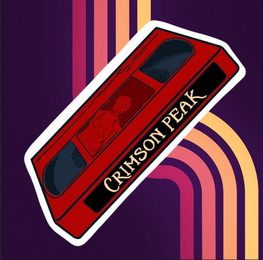 Crimson Peak VHS Acrylic Pin