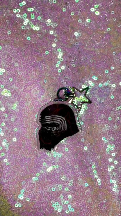 Kylo Ren Adam Driver Helmet Acrylic Keychain