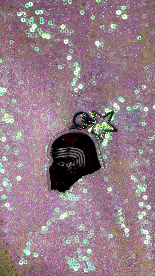 Kylo Ren Adam Driver Helmet Acrylic Keychain