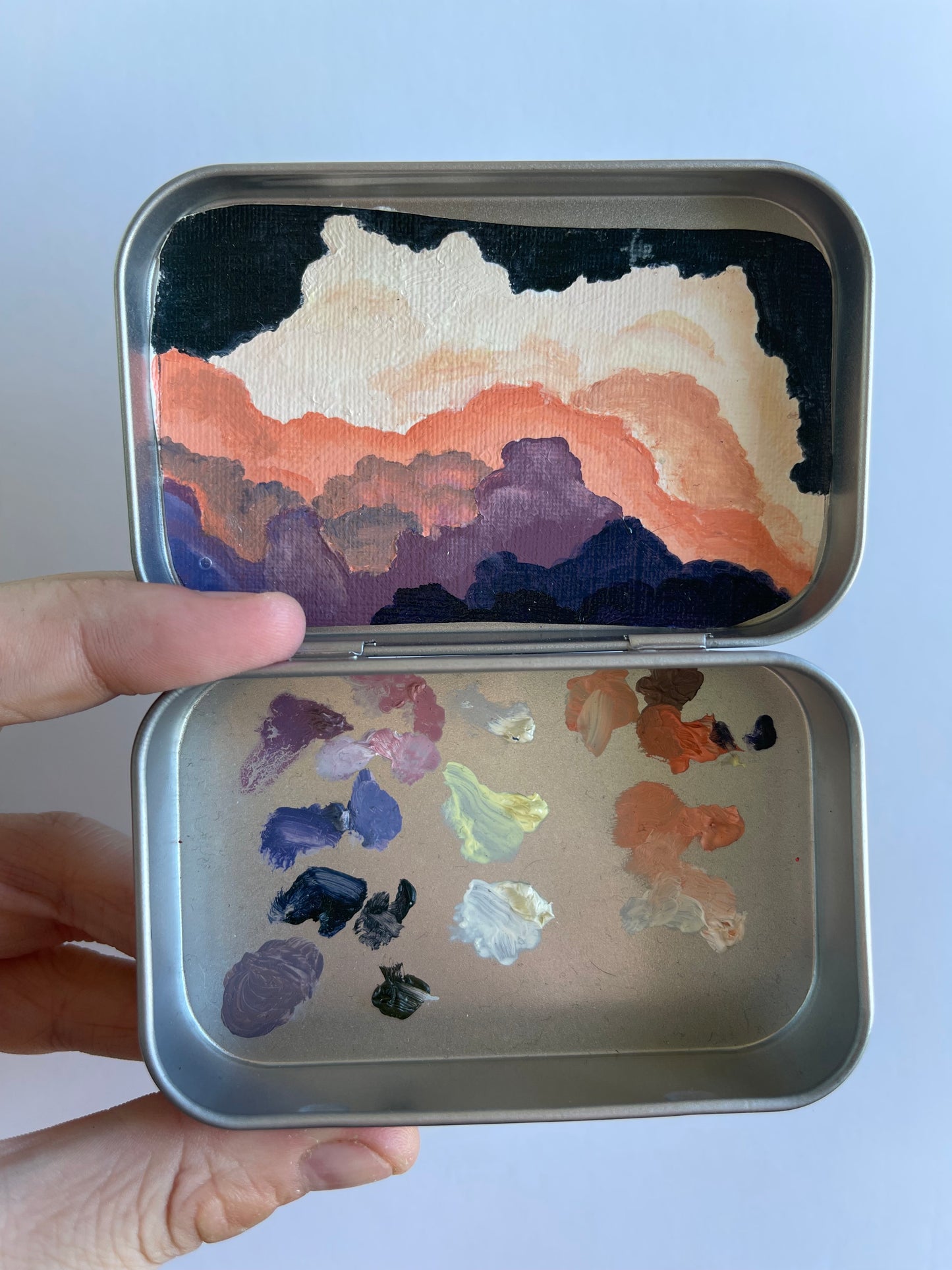 Sunset Oil Painting Tin Palette Series 1