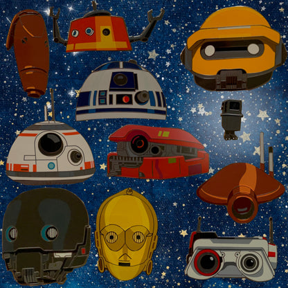 Droid Enamel Pins Collection
