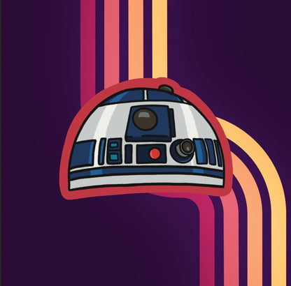 Robots in Space Stickers - R2D2