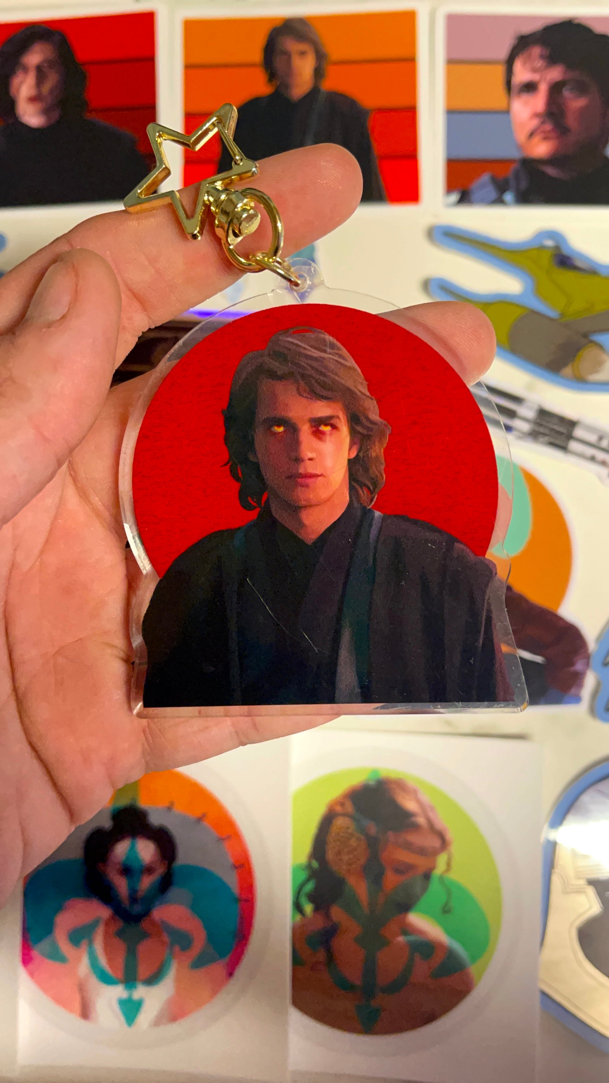 Fallen Angel Anakin Skywalker Acrylic Keychain