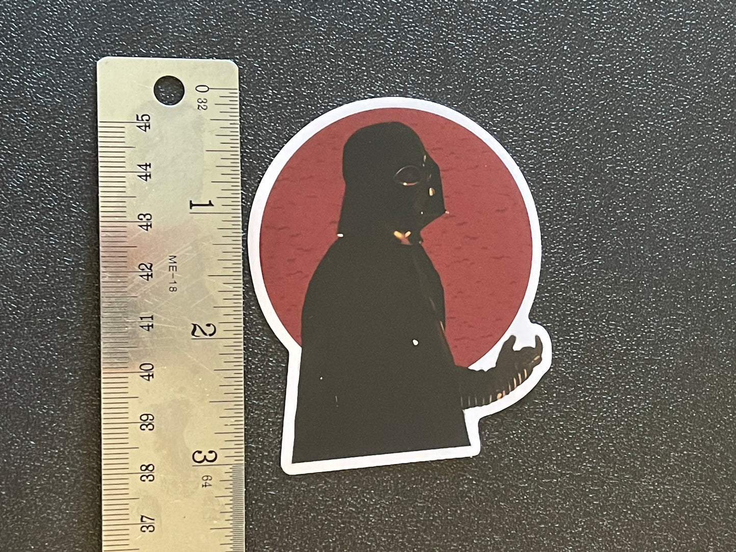 Darth Vader Stained Glass Portrait Sticker