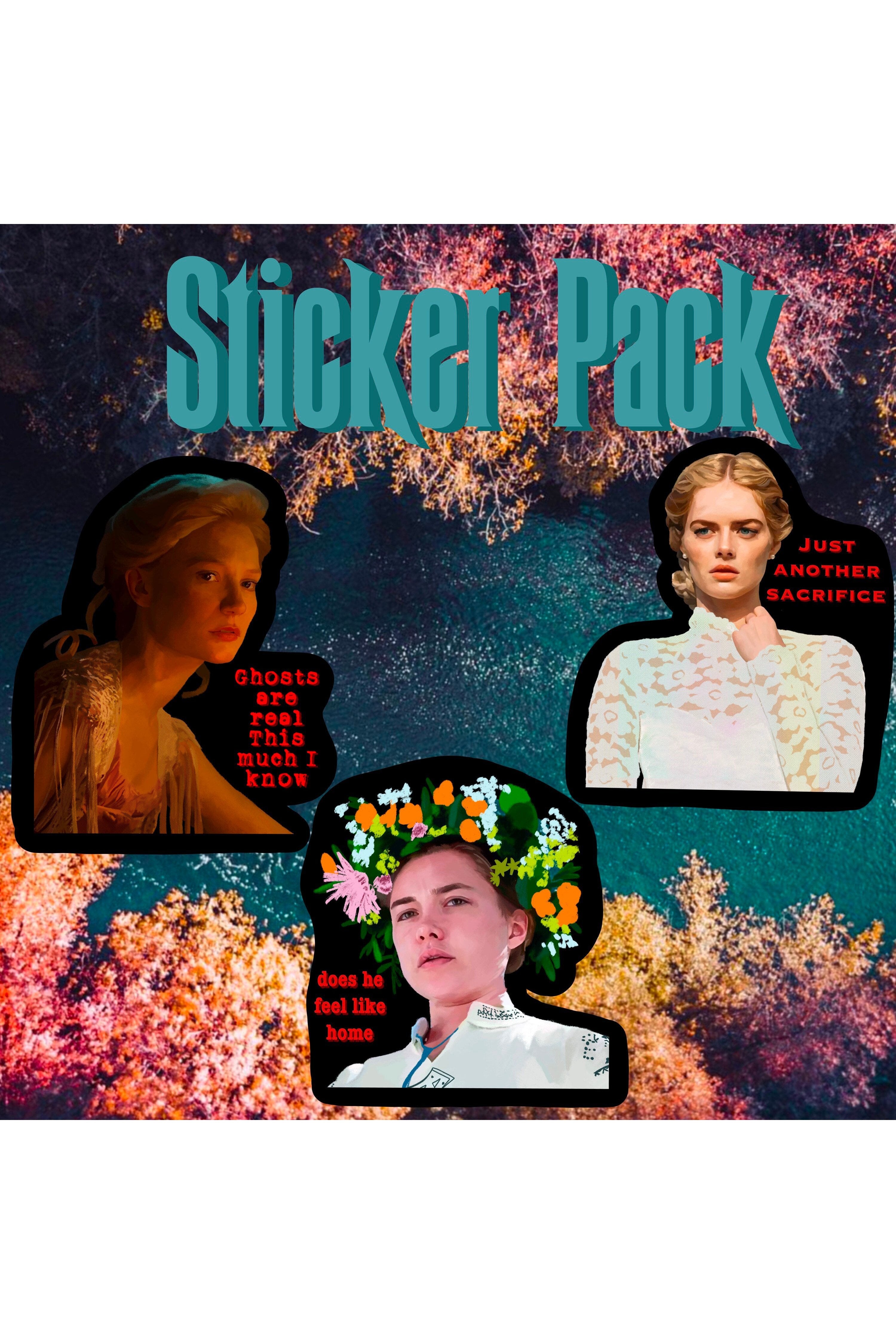 Finalls Sticker Final Girls Sticker Pack (Set of 3) – Fiat Lux Illustration