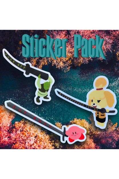 Insult Sword Sticker Pack.