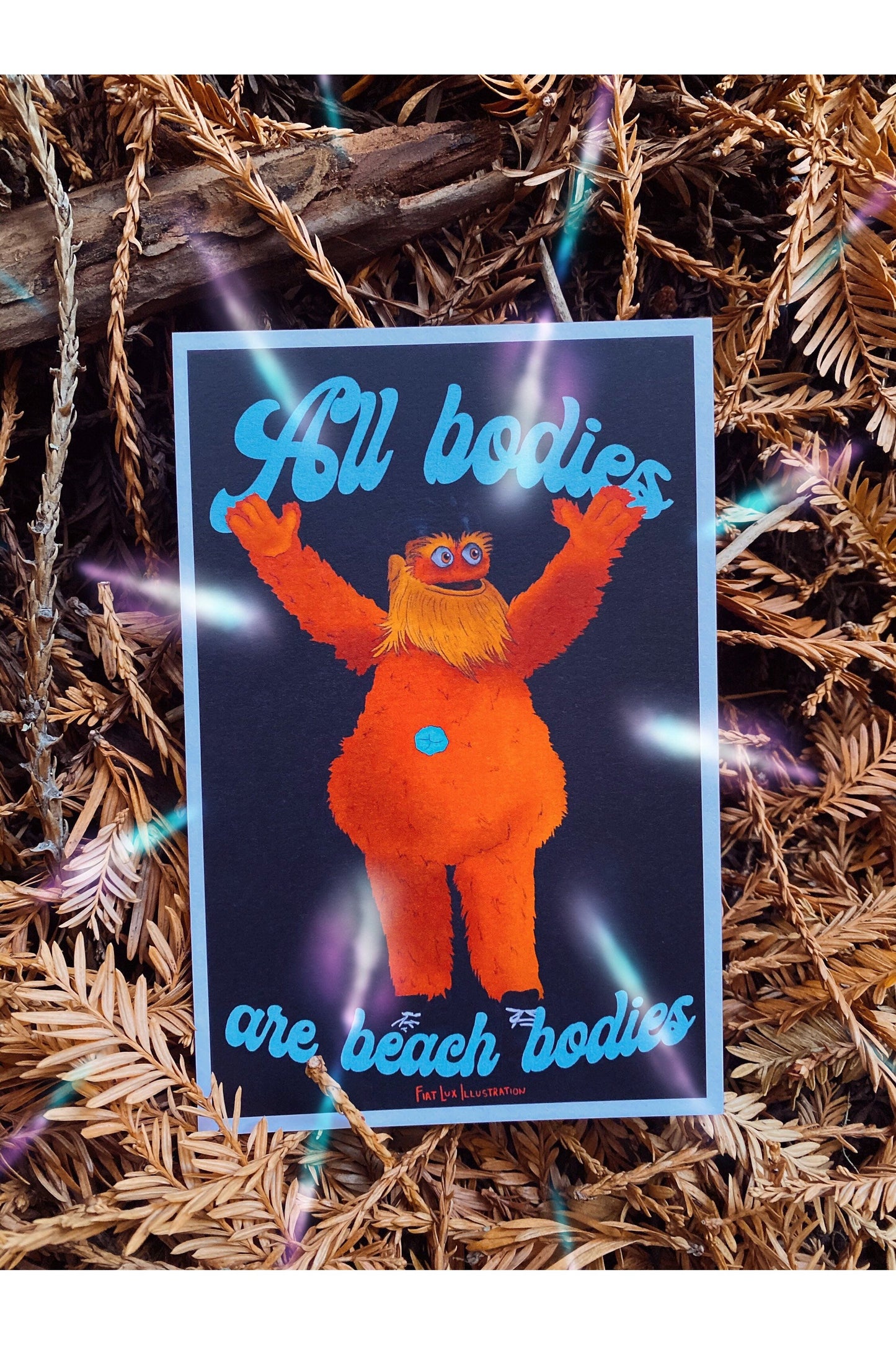 Gritty Print + Sticker Pack (Set of 3).