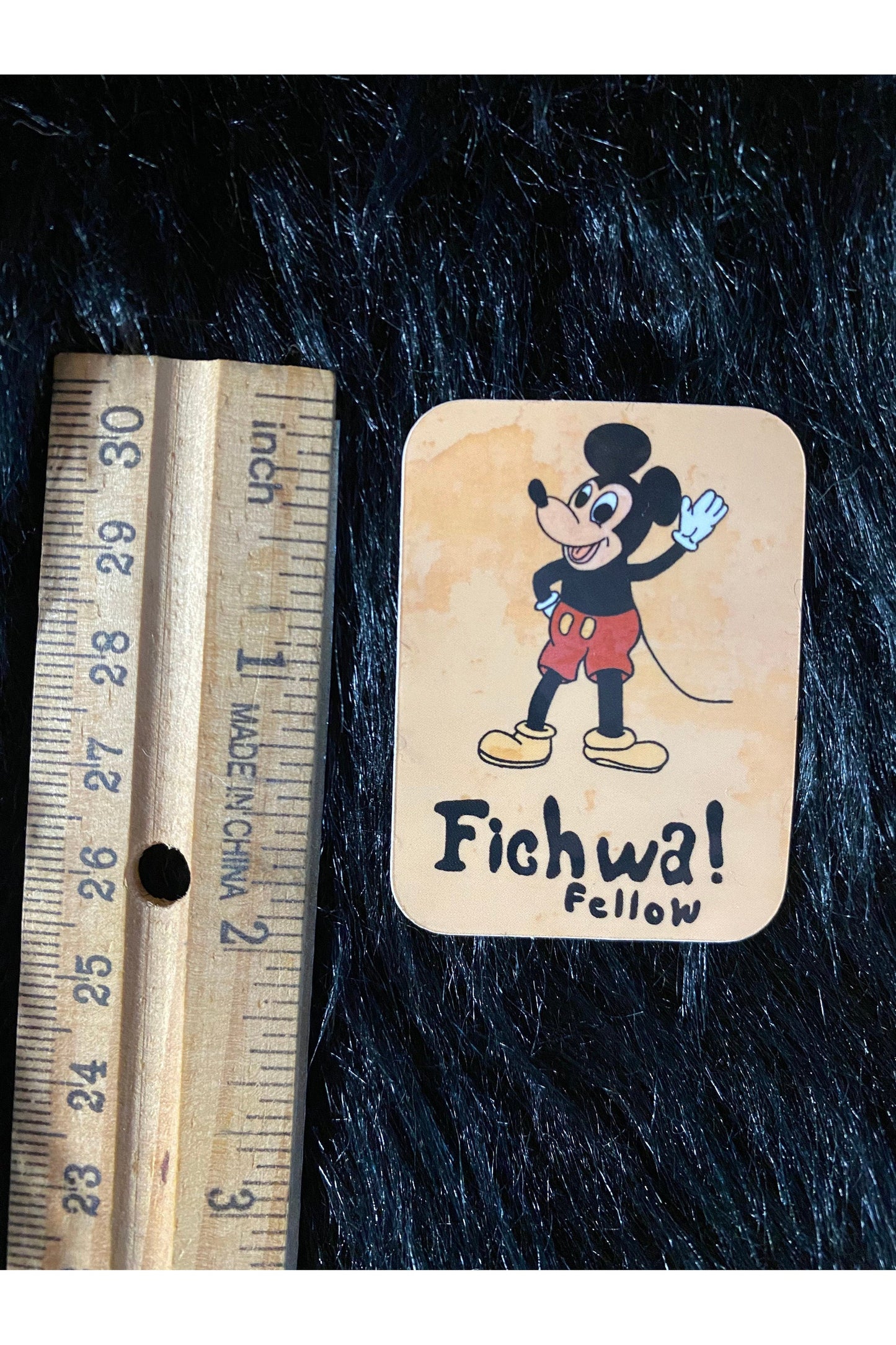 Fichwa! Fellow Wall Animal Kingdom Vinyl Sticker.